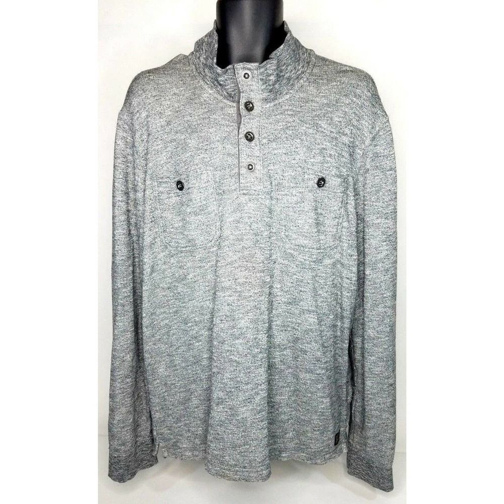 LUCKY BRAND Mock Neck Pullover Knit Sweater